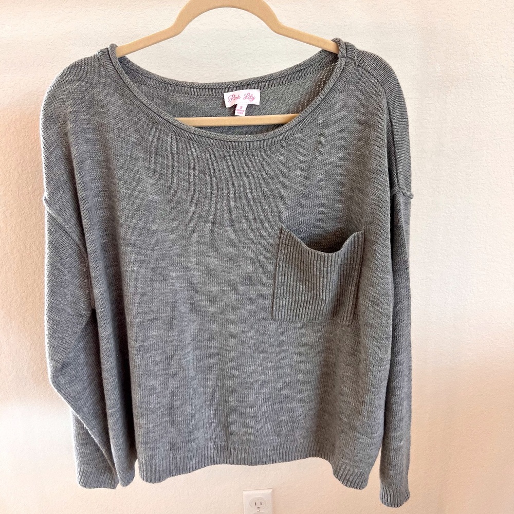 Grey Knit Sweater